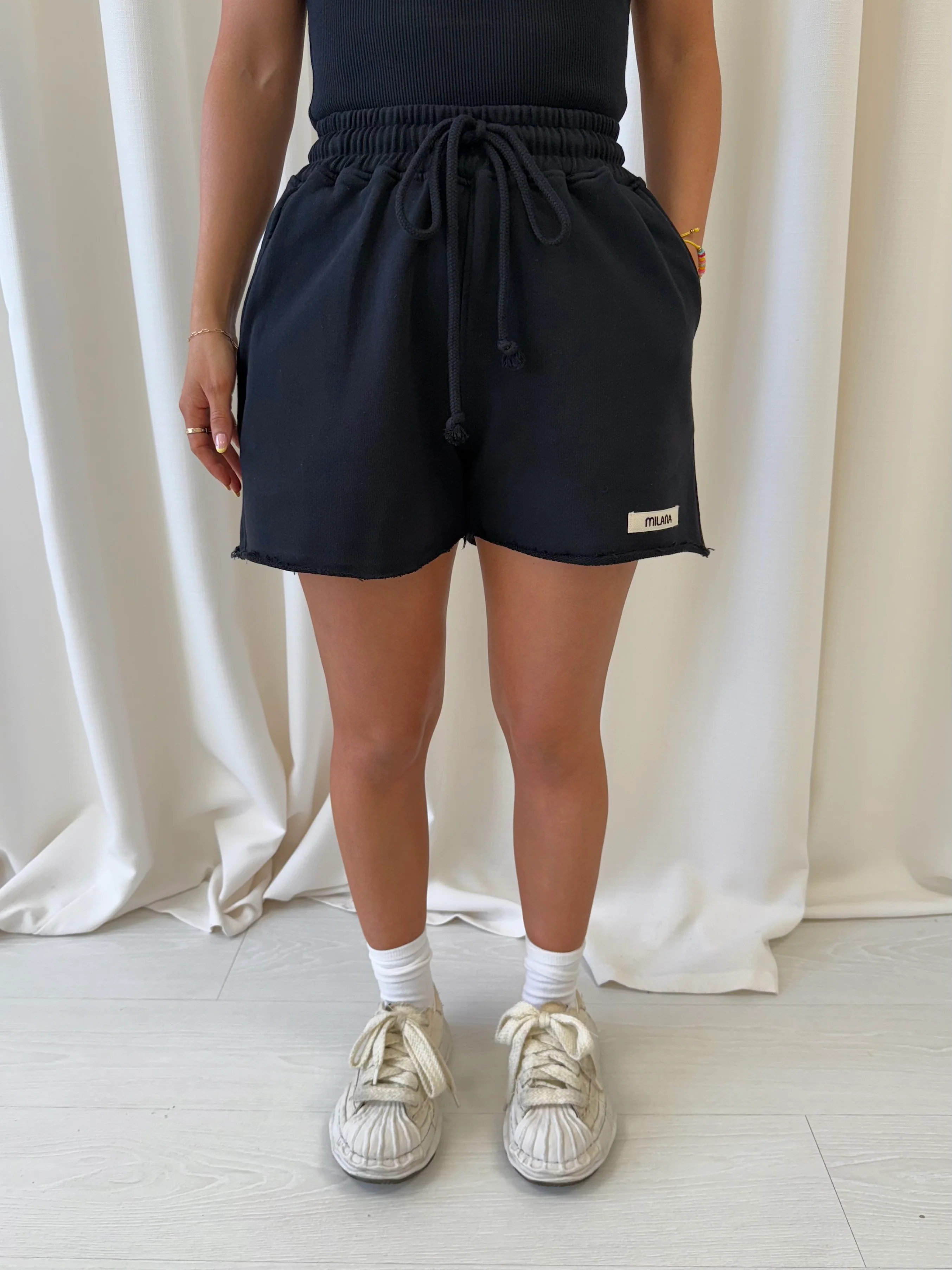 Black Core Mini Shorts. - Image 2