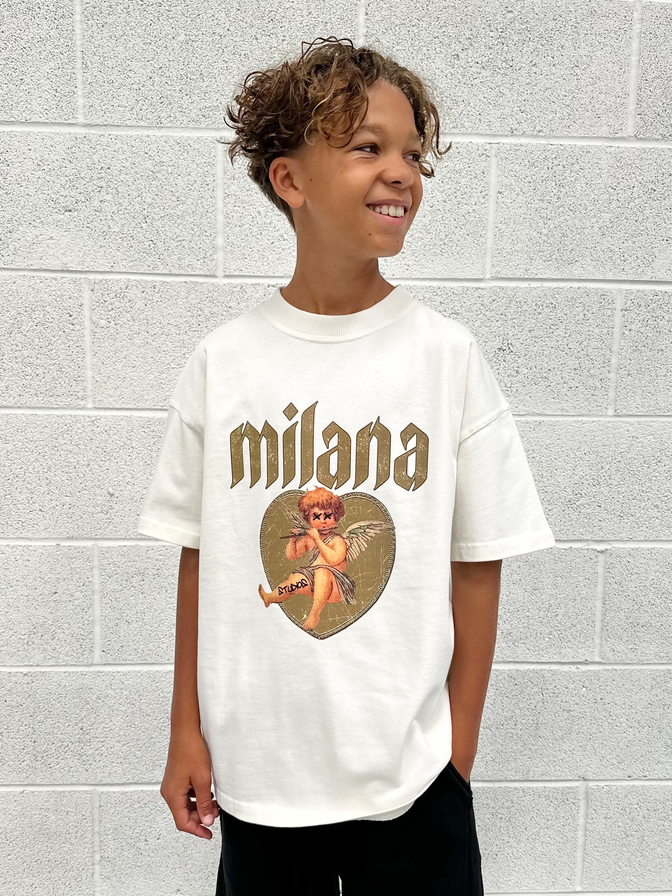 Cream Cherub Kids T-shirt.