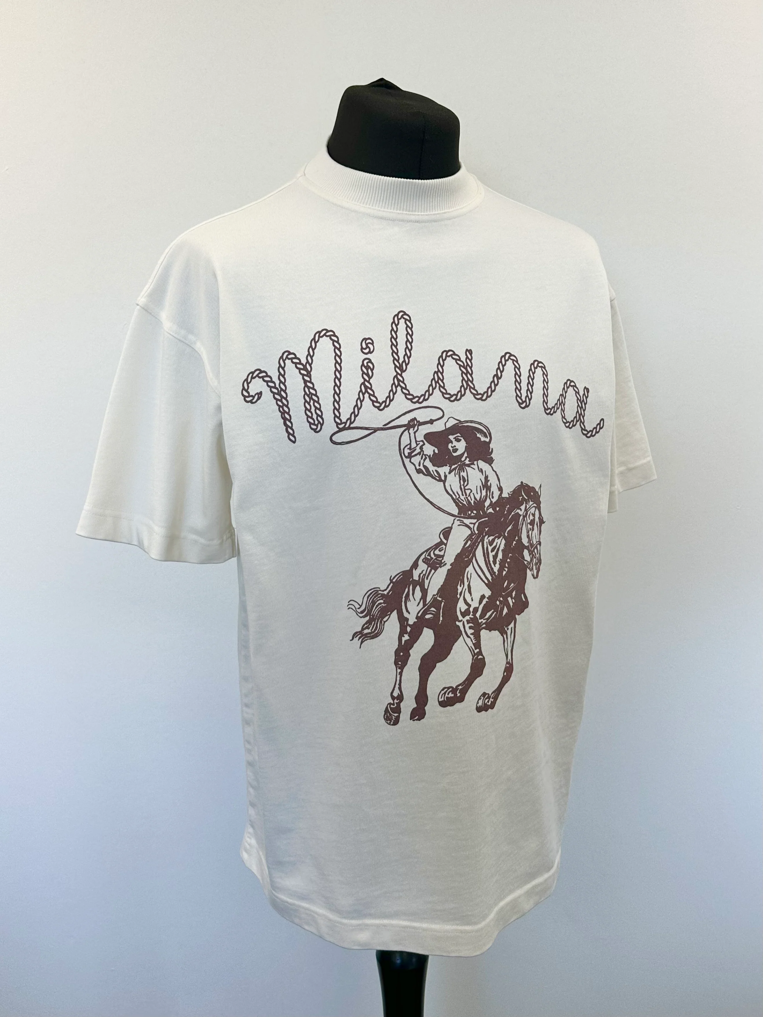Cream Cowgirl Heavyweight T-shirt. - Image 3