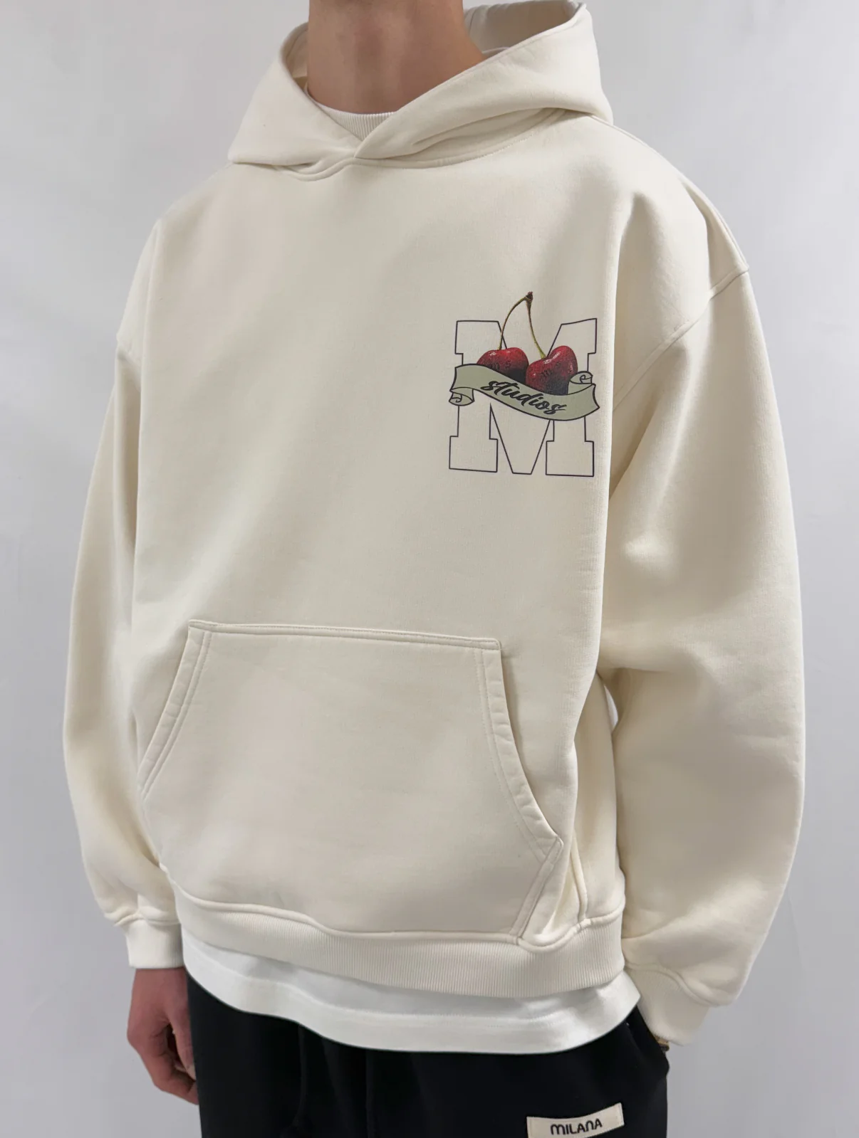 Cream Milana History Heavyweight Hoodie. - Image 4