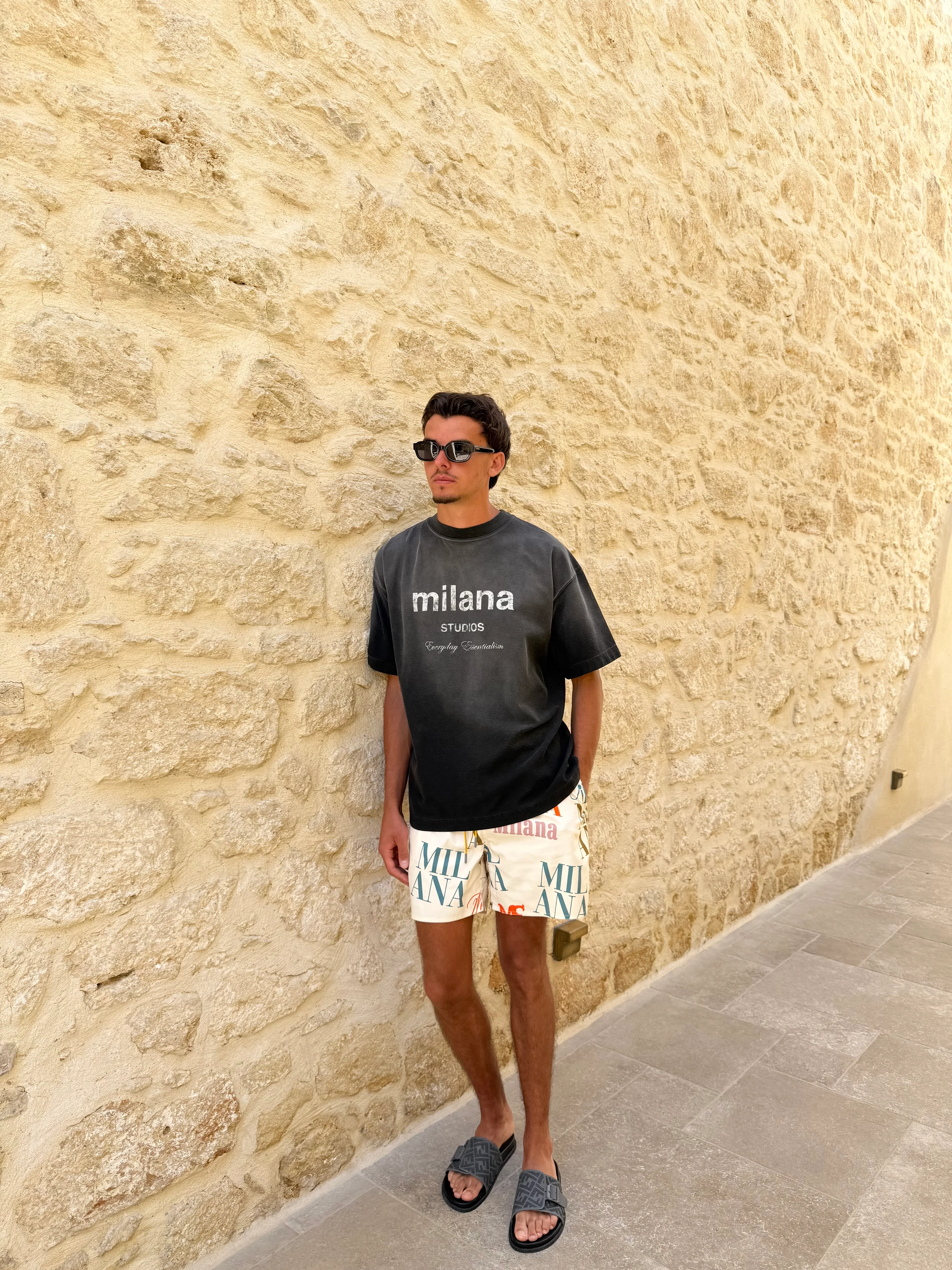 Black Sunset Fade T-shirt. - Image 3