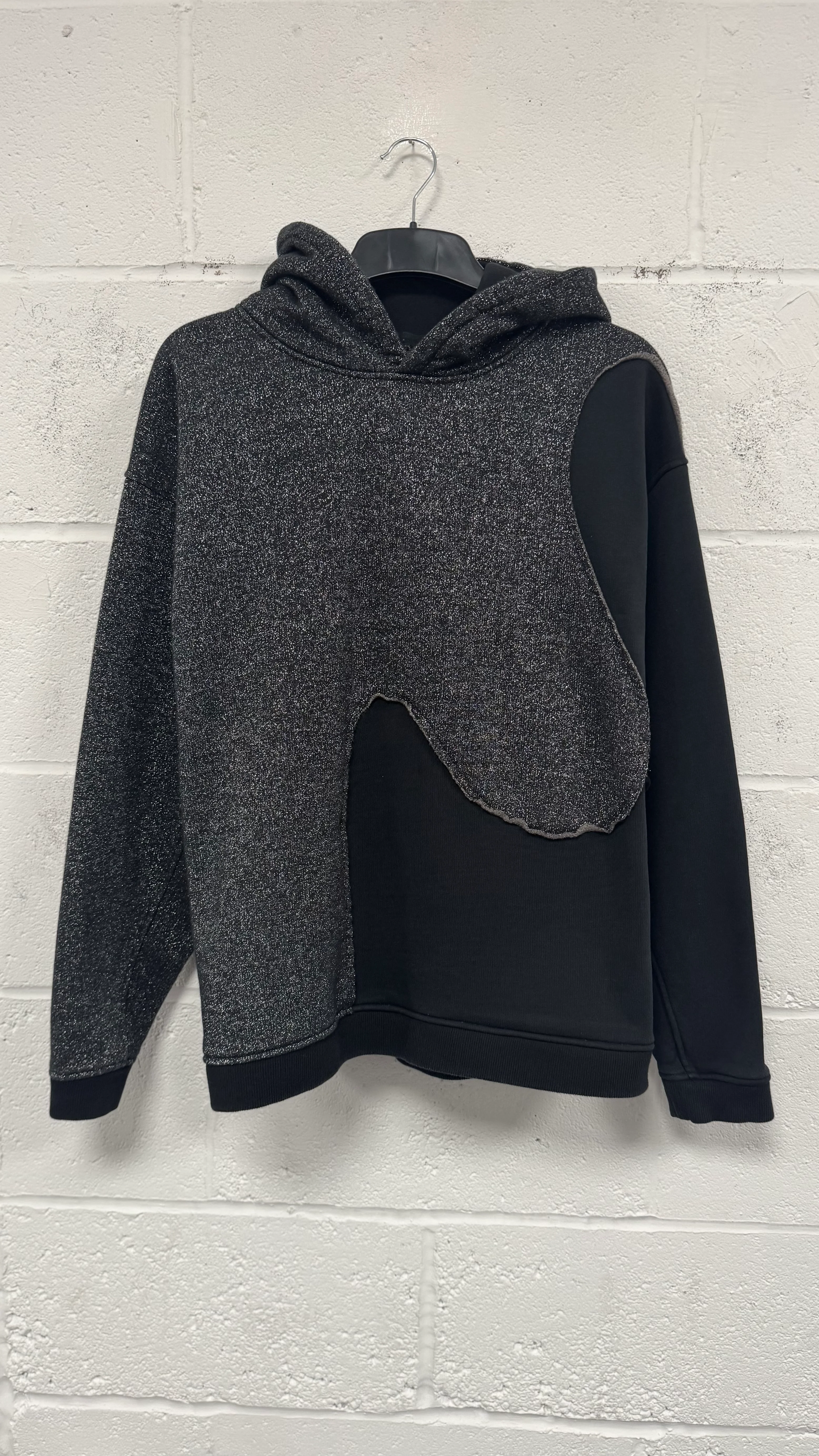 #K86 Washed Black Swirl Heavyweight Hoodie.