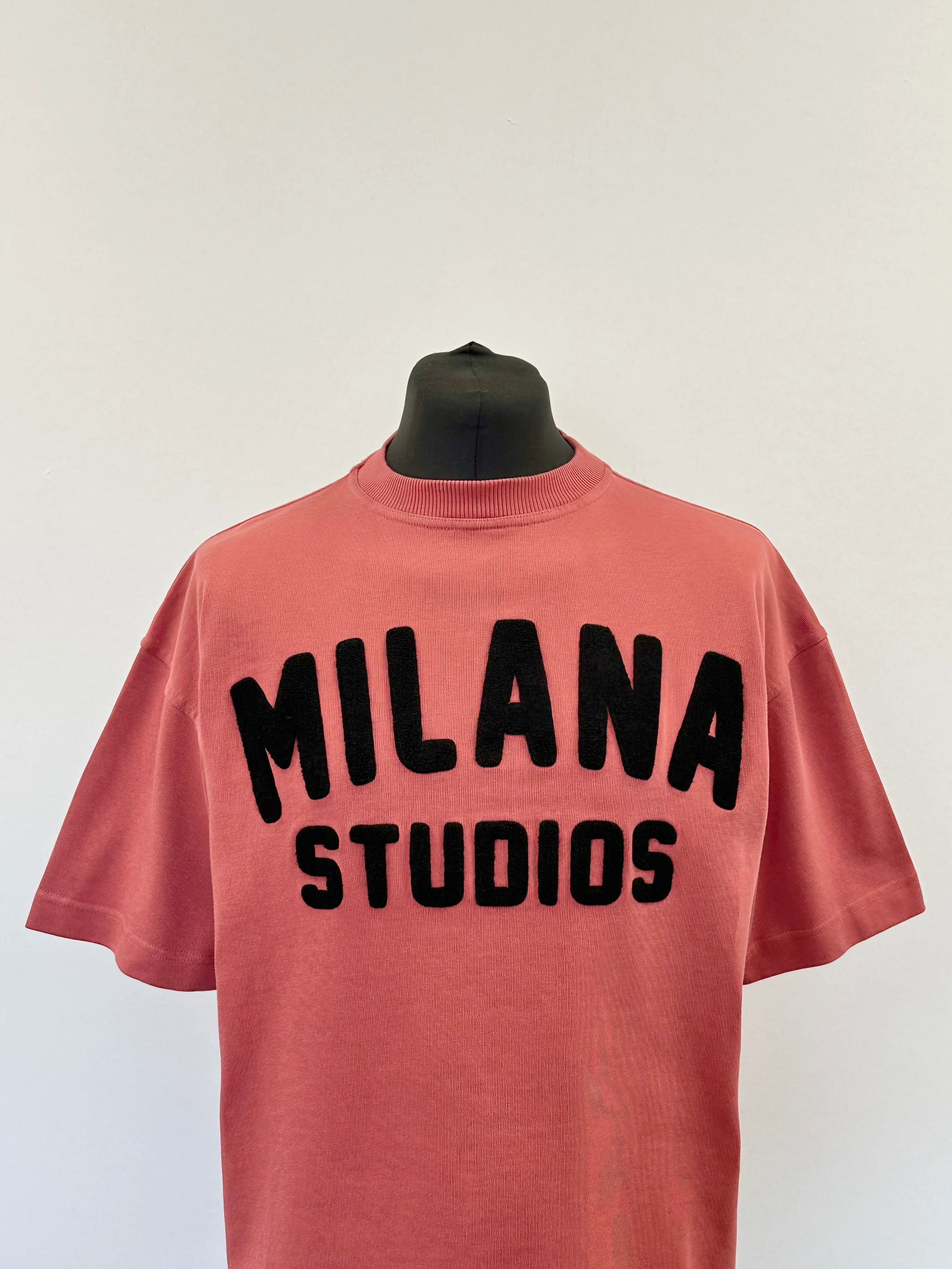 Mauve Teddy Heavyweight T-shirt. - Image 2