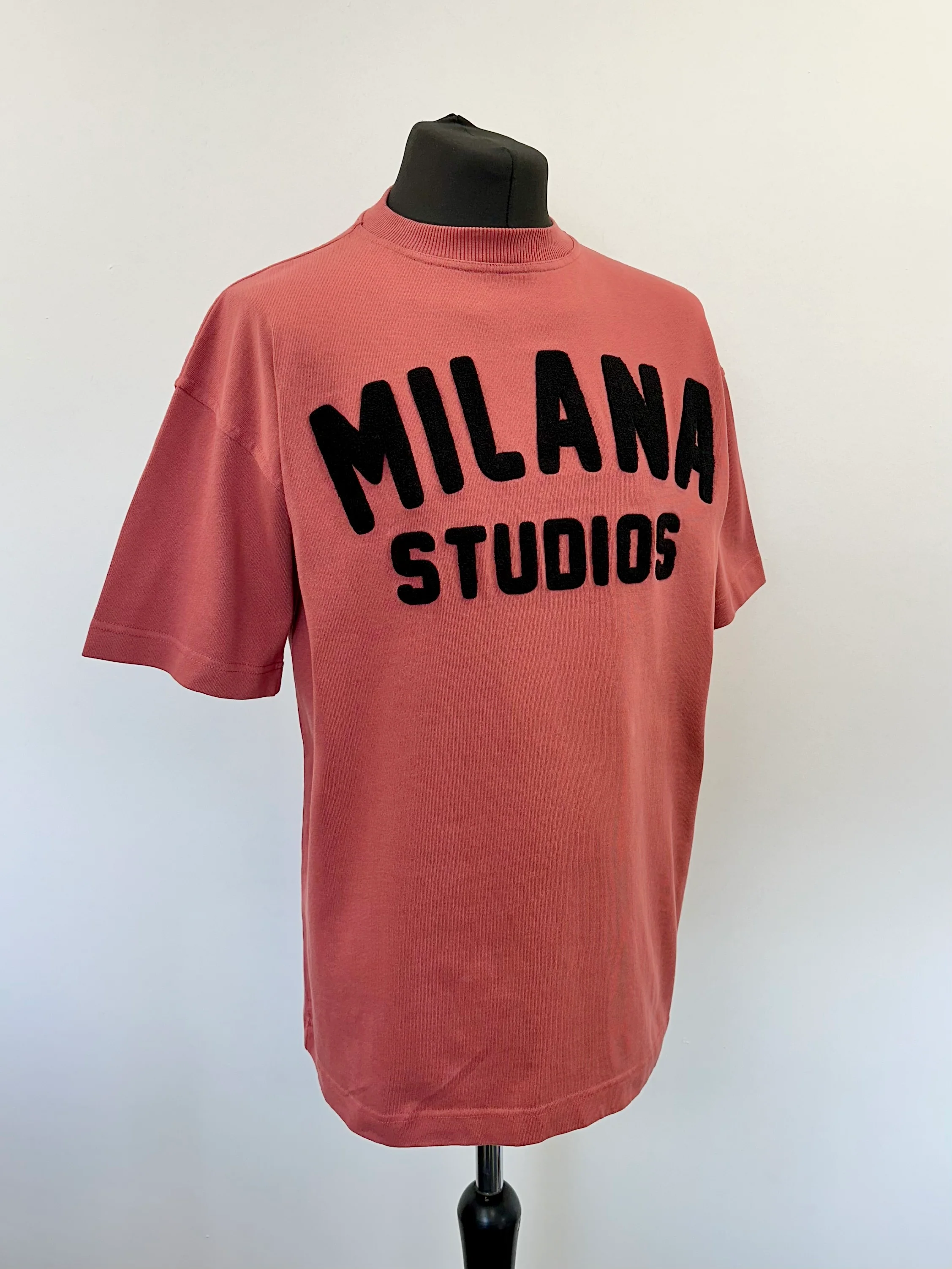 Mauve Teddy Heavyweight T-shirt. - Image 3