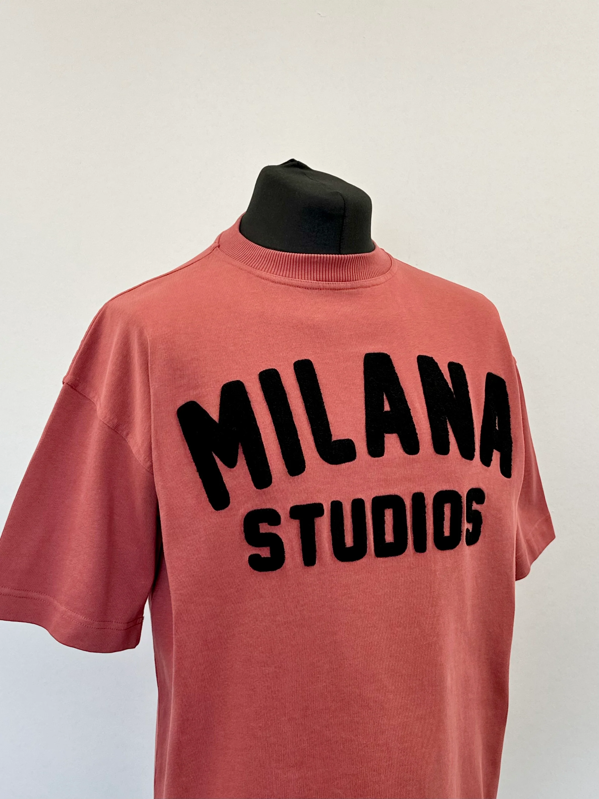 Mauve Teddy Heavyweight T-shirt. - Image 4