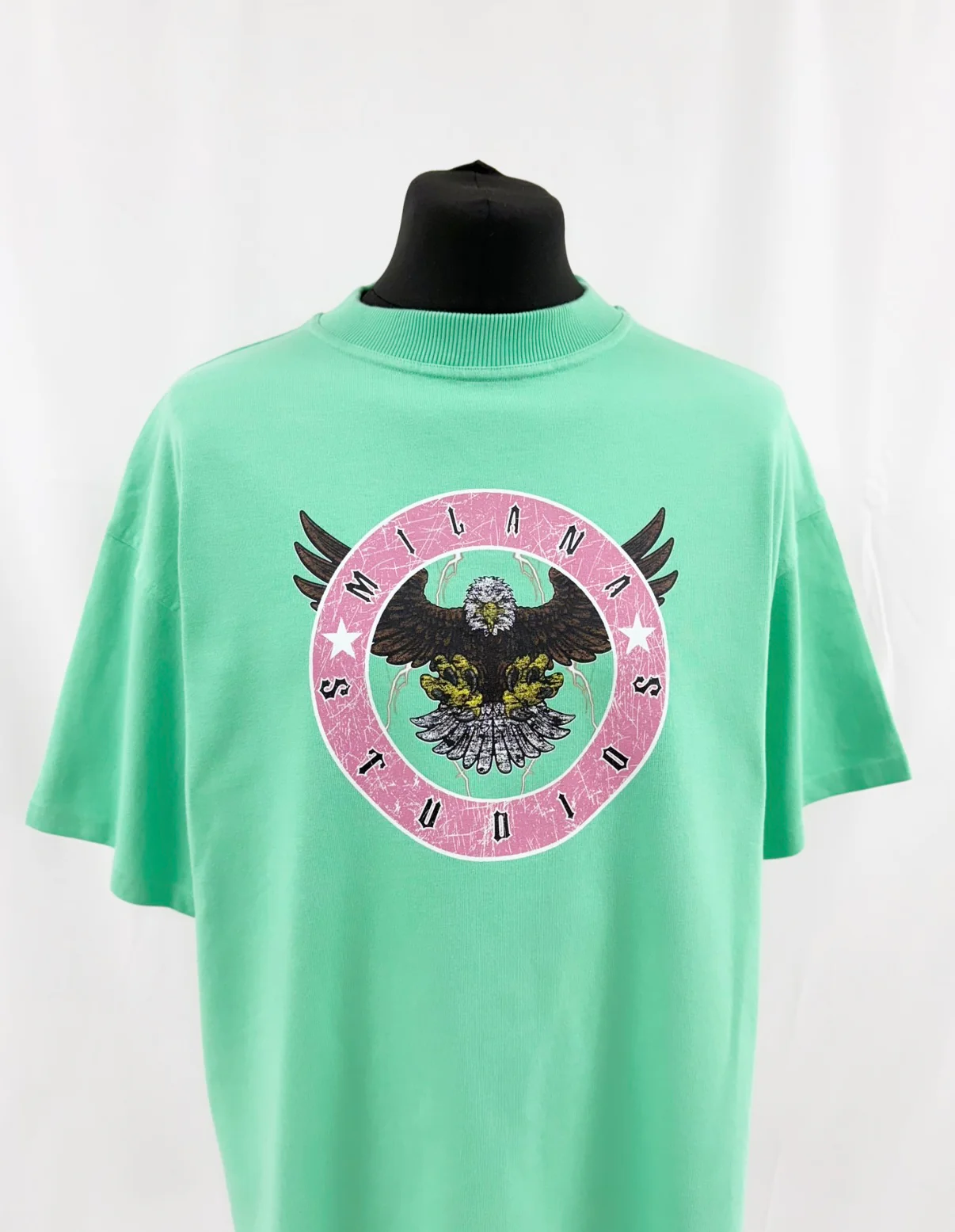 Peppermint Eagle Heavyweight T-shirt. - Image 2