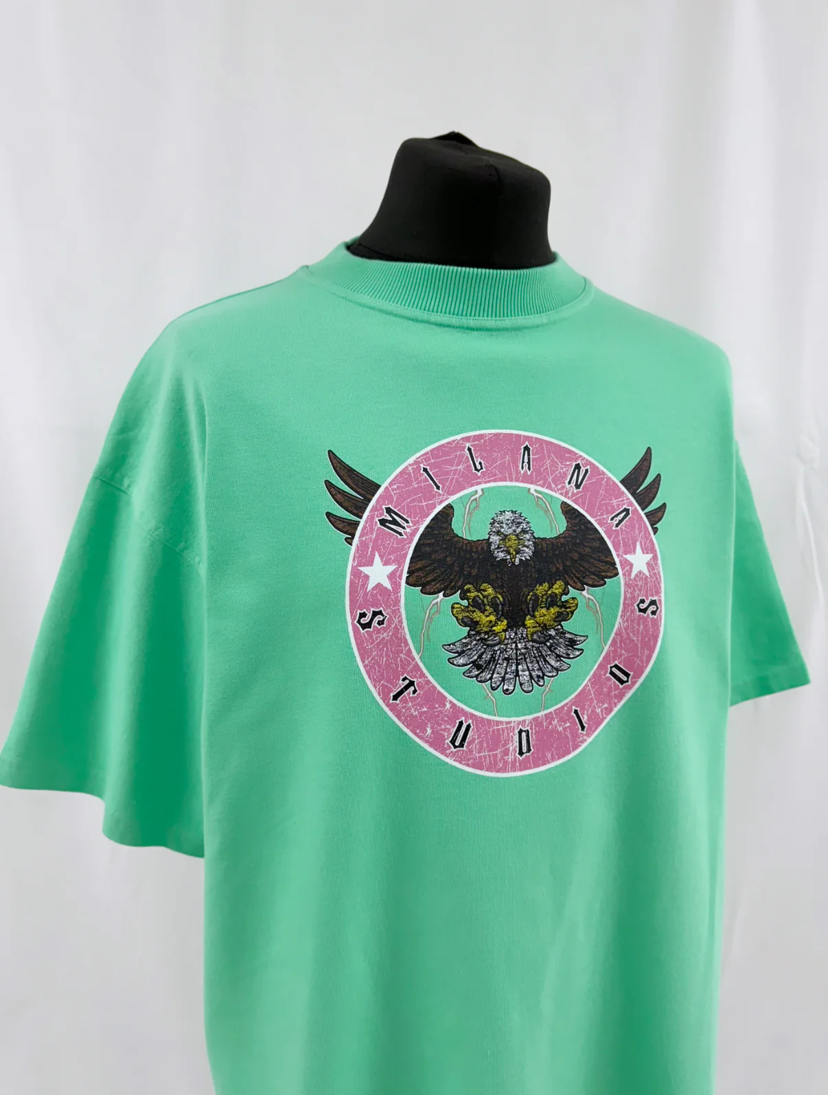 Peppermint Eagle Heavyweight T-shirt. - Image 4