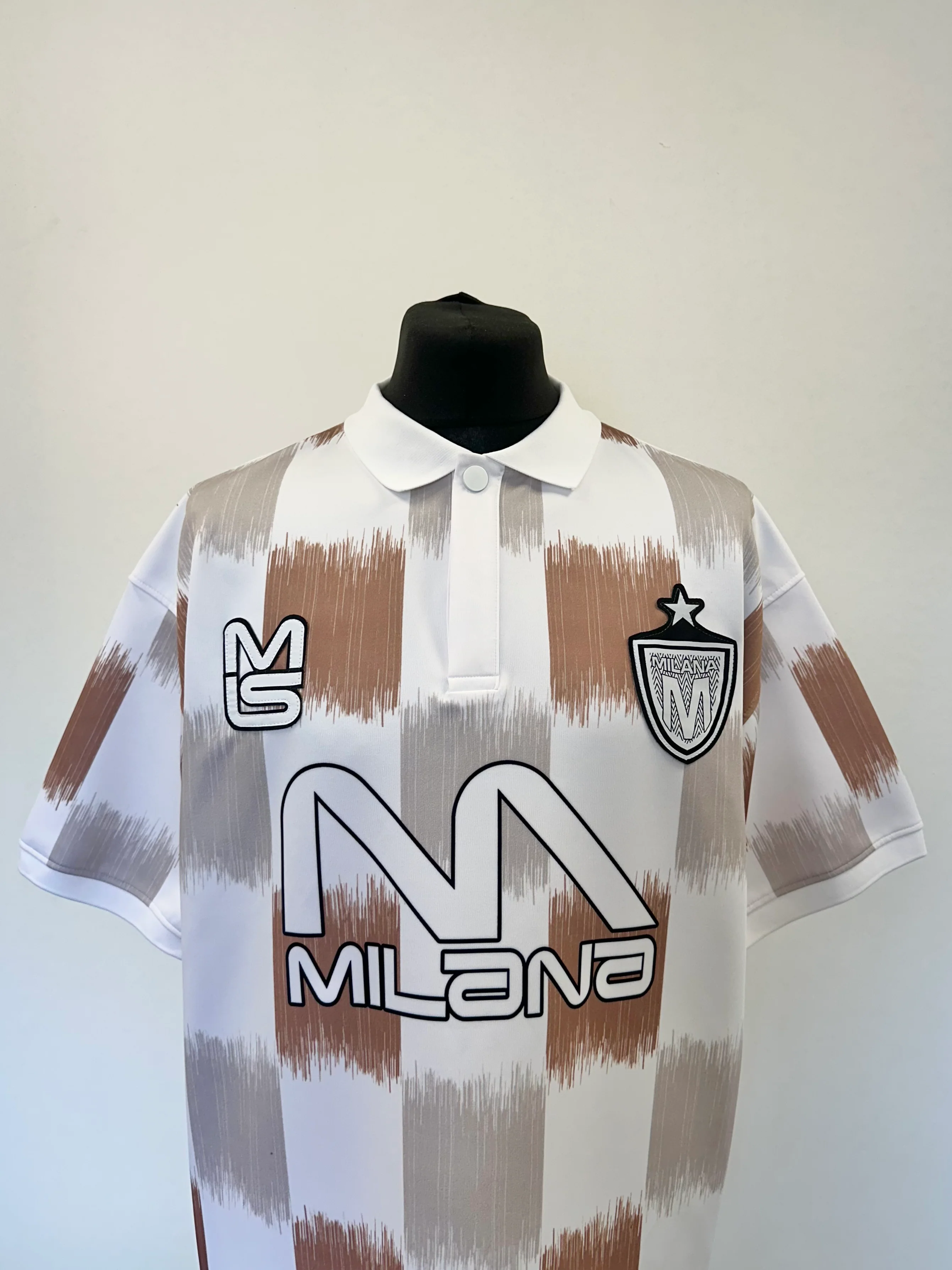 Taupe Brown Heavyweight Sports Jersey. - Image 2
