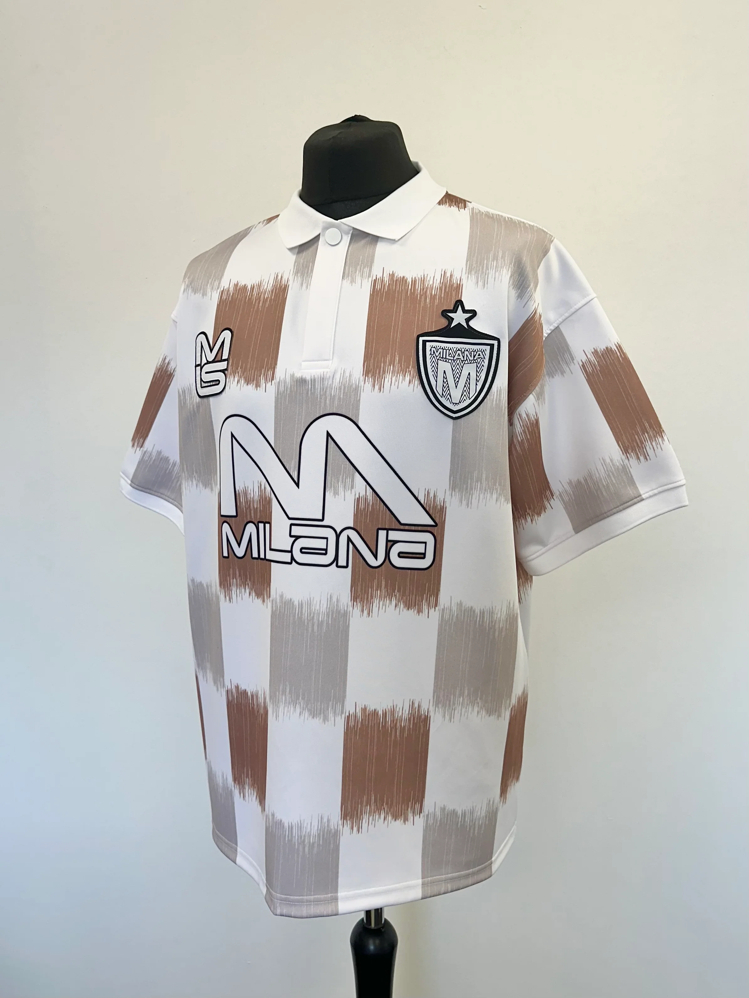 Taupe Brown Heavyweight Sports Jersey. - Image 3