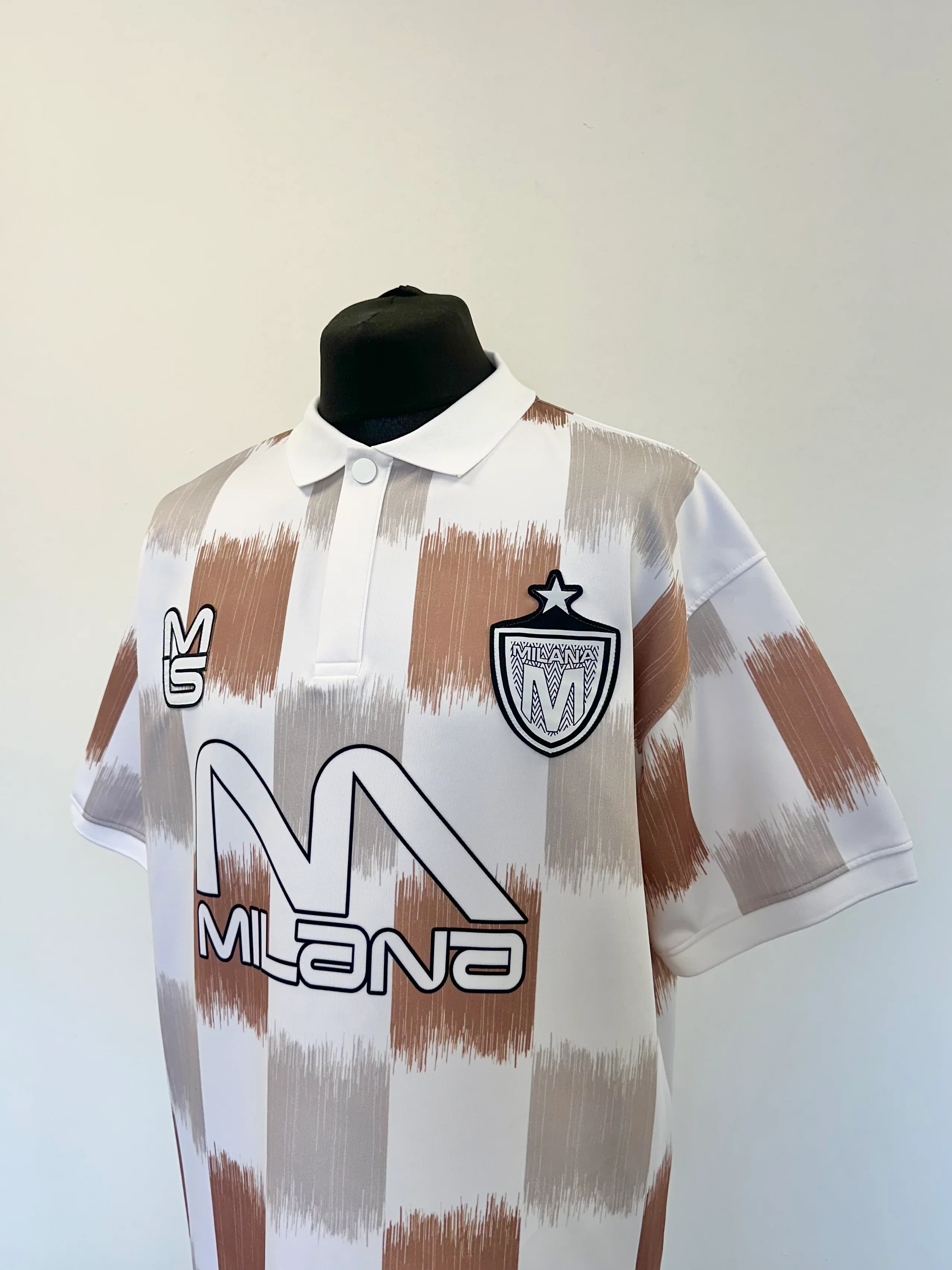 Taupe Brown Heavyweight Sports Jersey. - Image 4