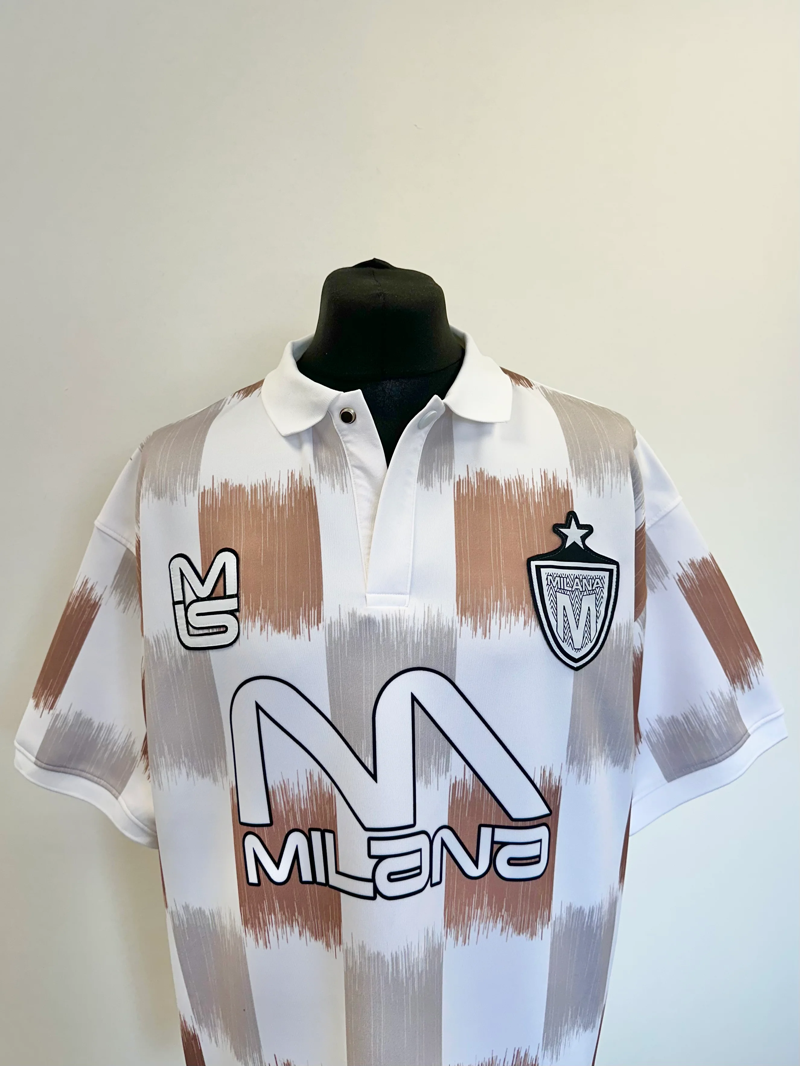 Taupe Brown Heavyweight Sports Jersey. - Image 5