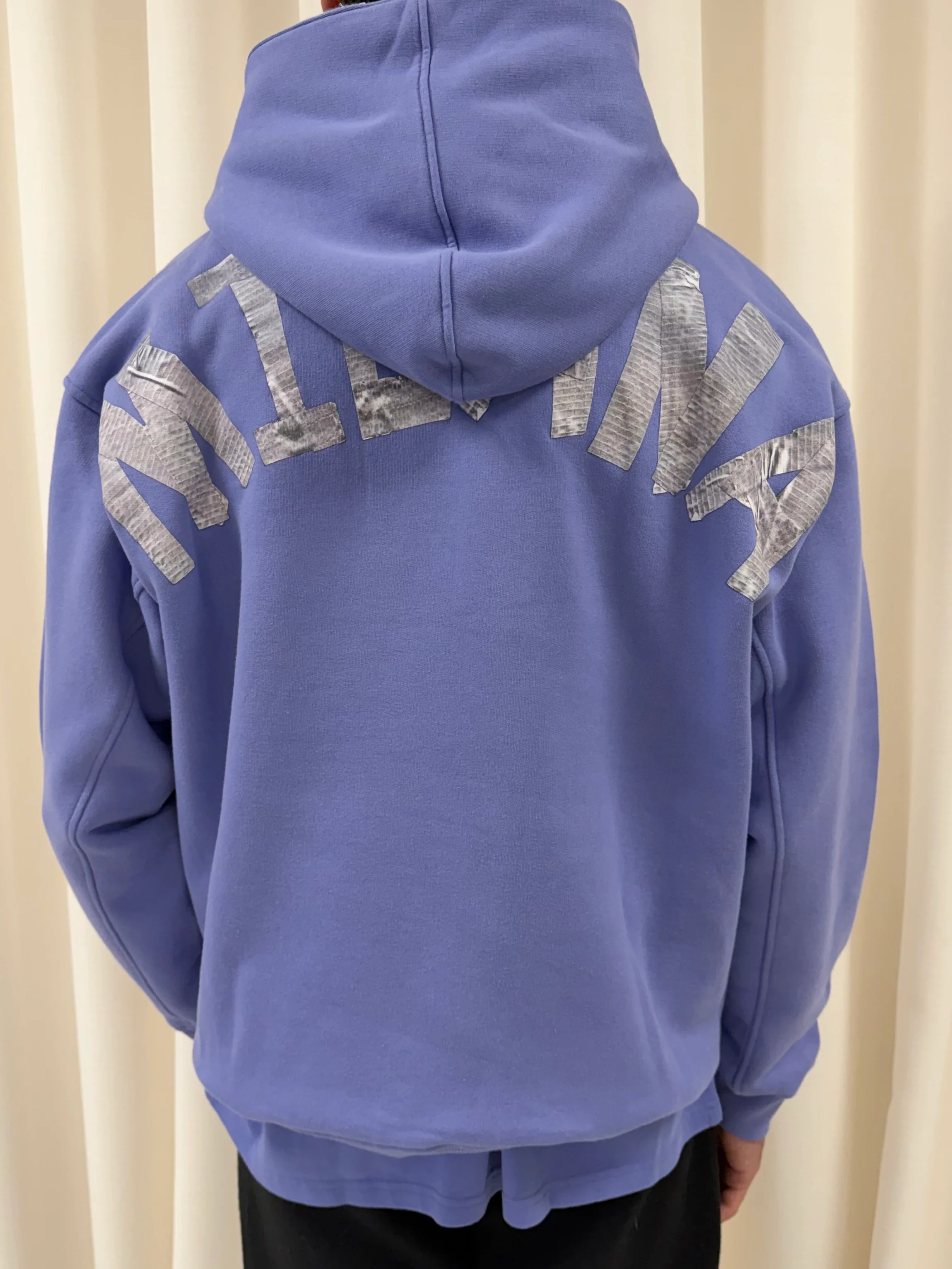 Violet Tape Heavyweight Hoodie. - Image 3