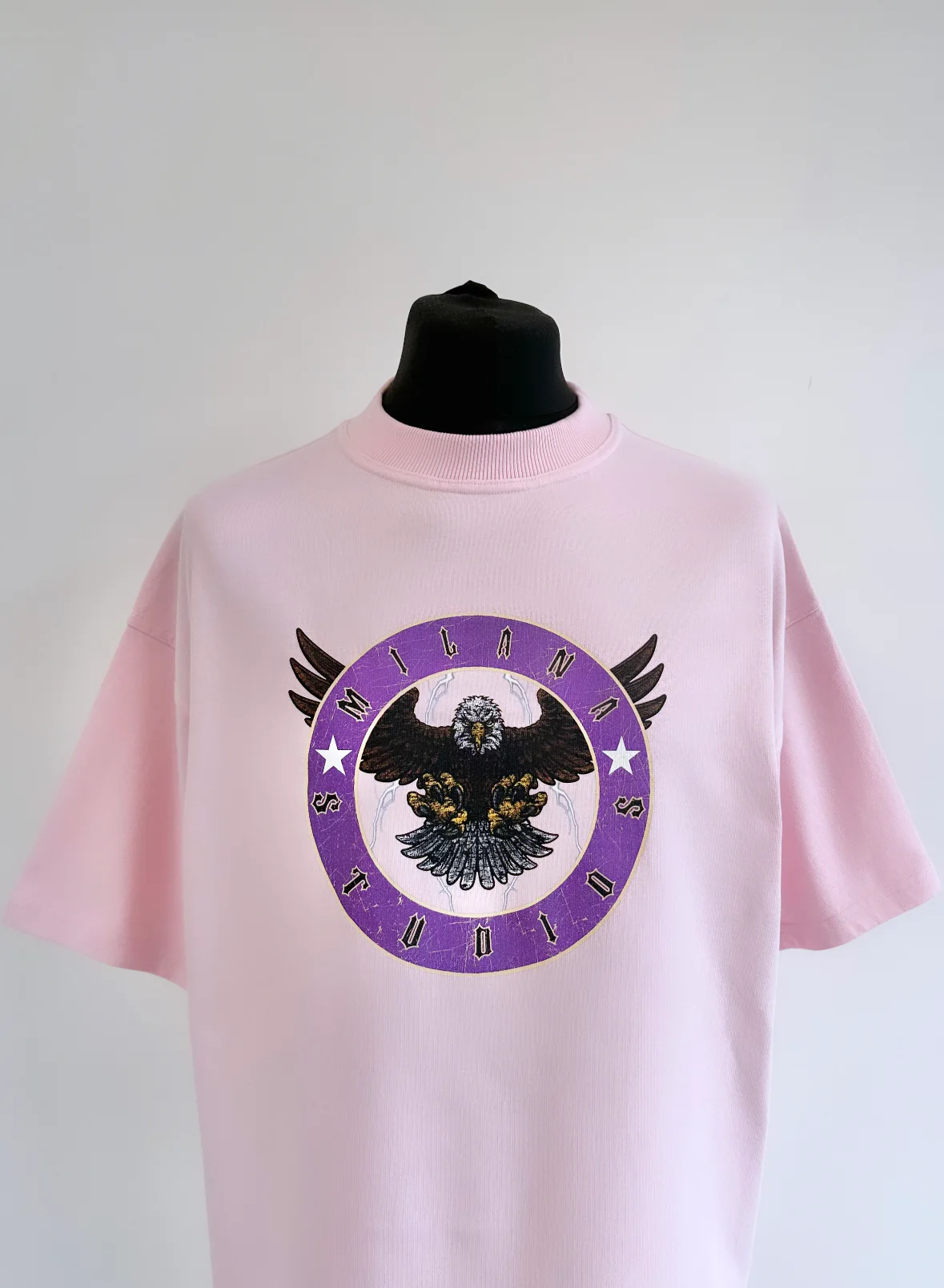 Pink Eagle Heavyweight T-shirt. - Image 2
